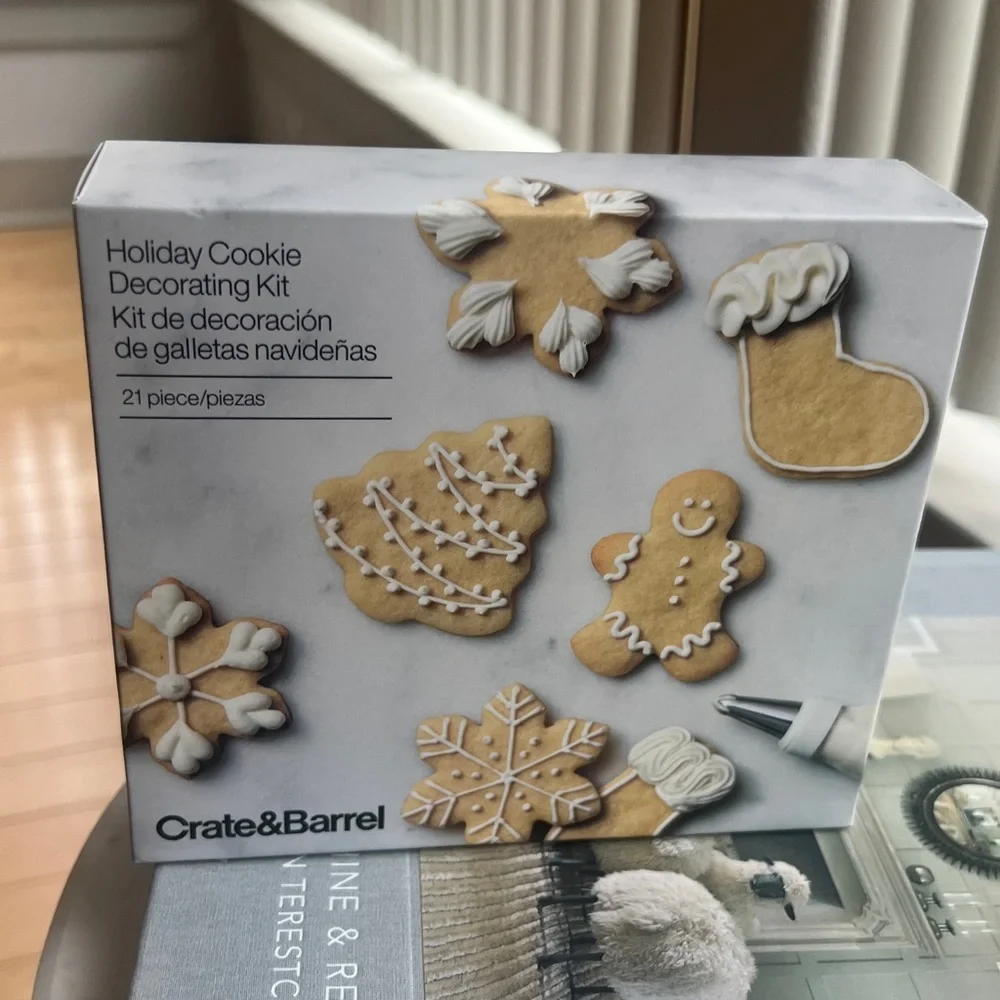 Crate&Barrel Festive Cookie Decorating Set